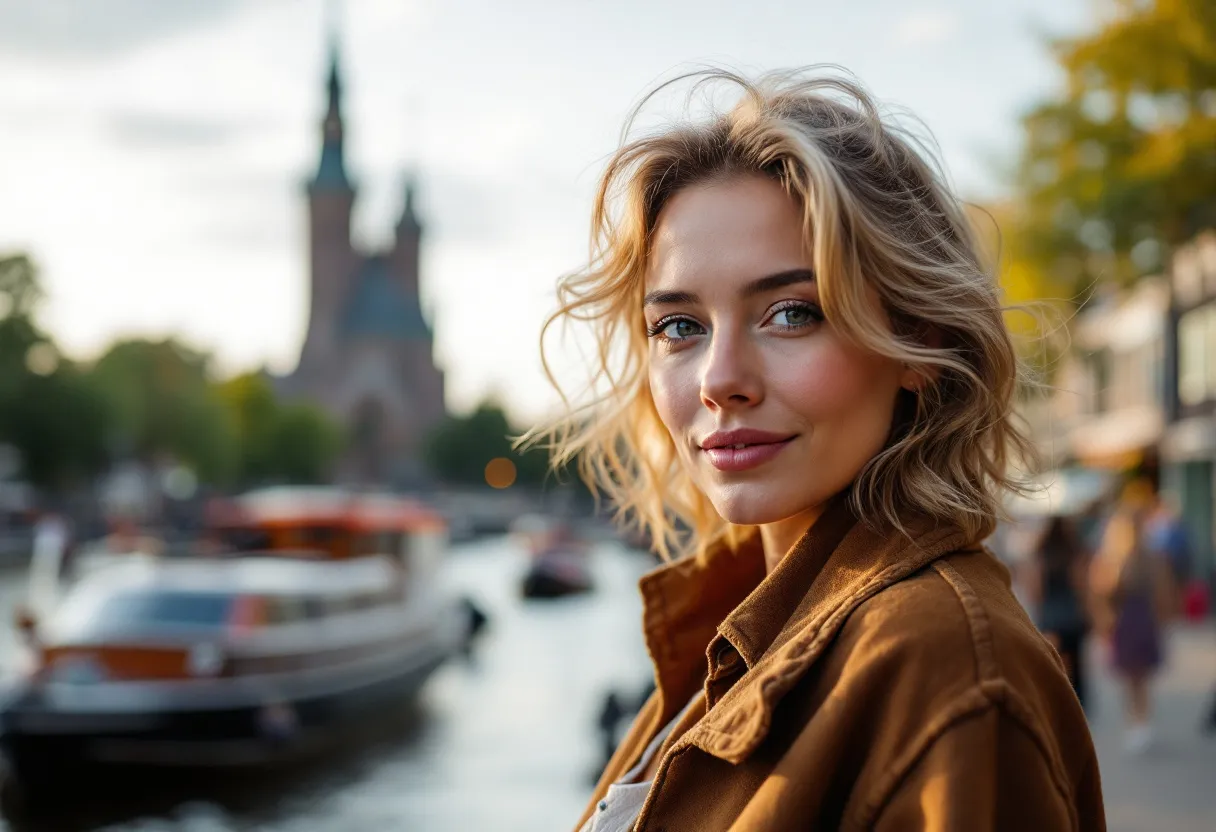 Vrouw met een frisse, natuurlijke uitstraling na collageenstimulatie