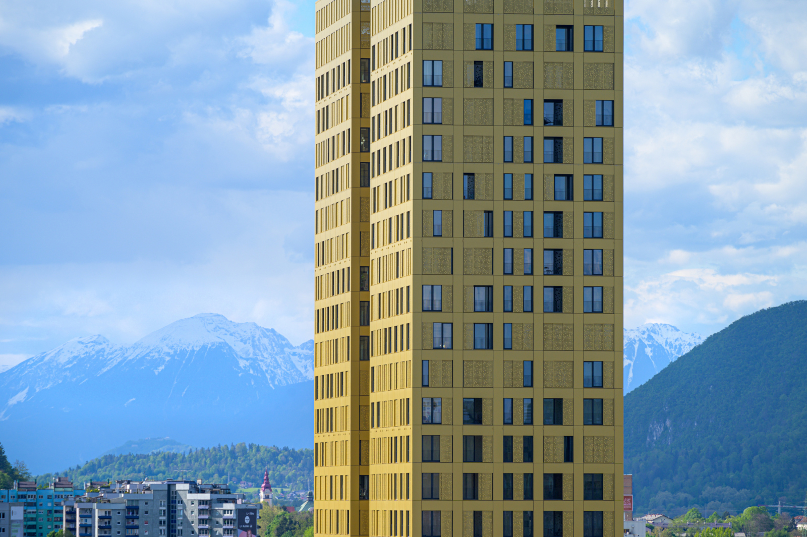 Architecturaal project met een design brievenbus