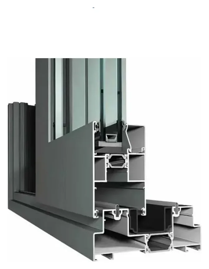 Technische profieldoorsnede van Reynaers ConceptPatio 130 & 155