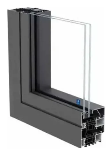 Technische profieldoorsnede van Reynaers MasterLine 8