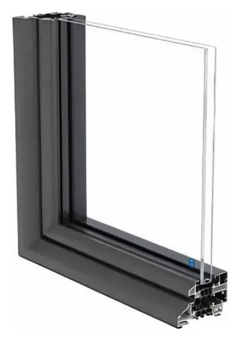 Technische profieldoorsnede van Reynaers SlimLine 38
