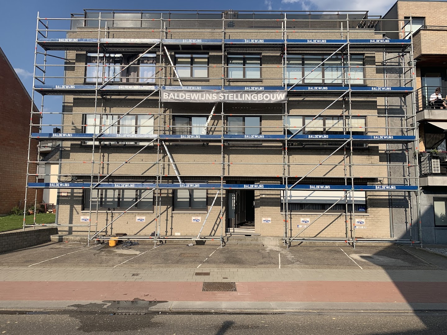 Foto van Baldewijns Stellingbouw in Bilzen-Hoeselt — Steigerverhuurbedrijf