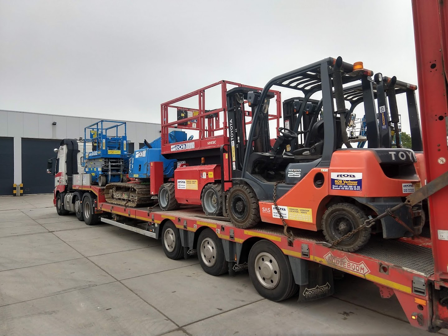 Foto van ROB Verhuur BVBA in Londerzeel — Verhuurbedrijf van bouwmachines (foto 2)