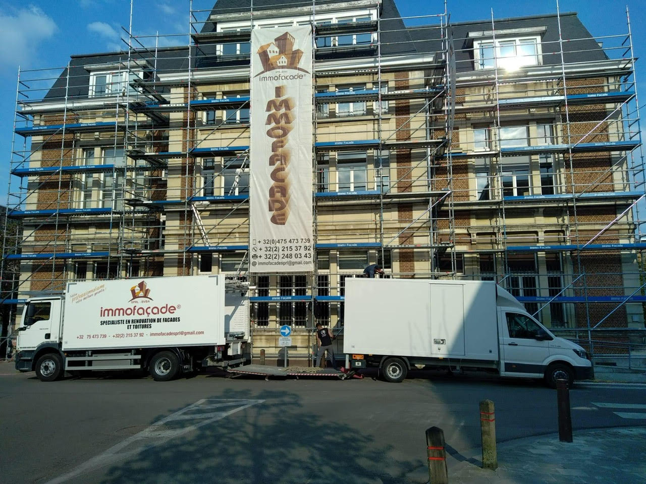 Foto van Immo Facade in Brussel — Bouwbedrijf (foto 2)