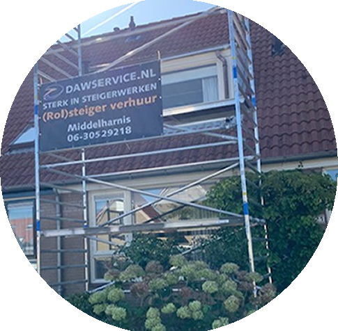 Foto van DAW Service steigerverhuur in Middelharnis — Verhuurbedrijf voor bouwapparatuur