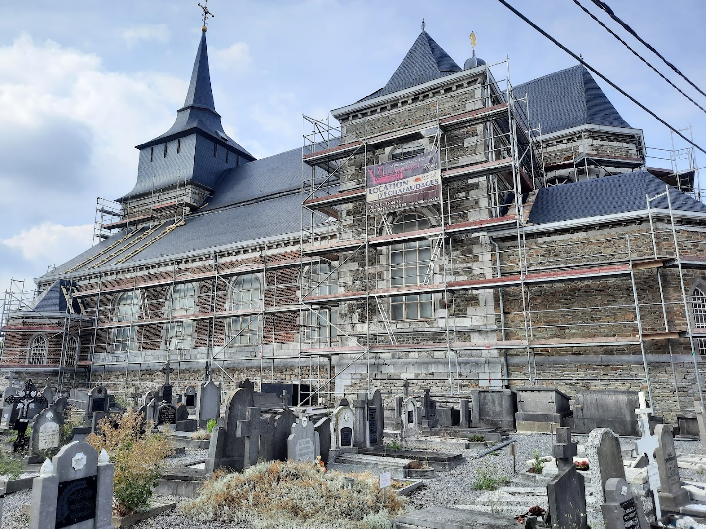 Foto van SPRL Villanucci Echafaudage / Rejointoyage SPRL in Limbourg — Steigerverhuurbedrijf (foto 3)