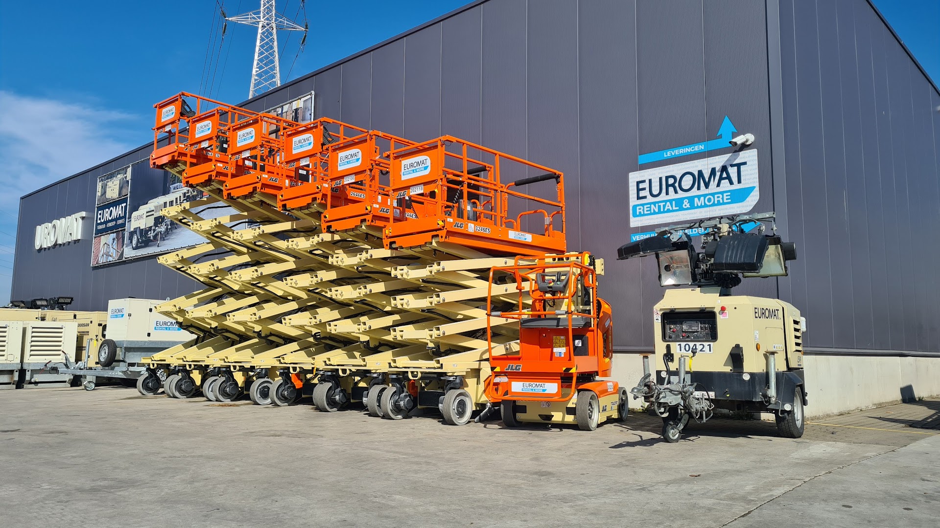 Foto van Euromat NV in Wijnegem — Verhuurbedrijf voor bouwapparatuur (foto 2)