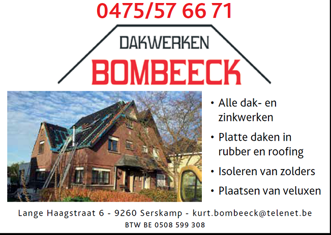 Foto van BV Dakwerken Bombeeck — Dakdekker Foto van BV Dakwerken Bombeeck — Dakdekker