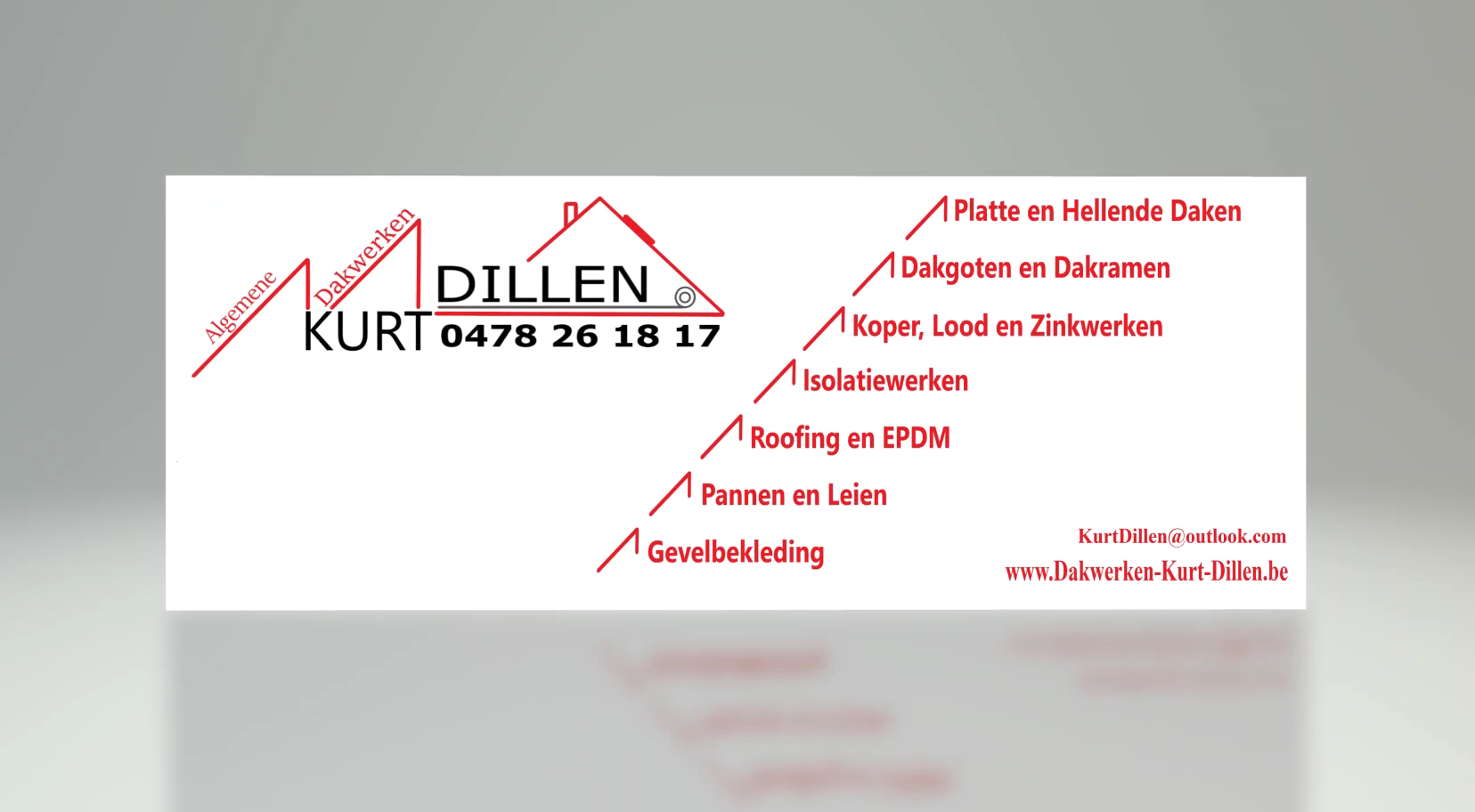 Foto van Algemene Dakwerken Kurt Dillen in Berlaar — Dakdekker Foto van Algemene Dakwerken Kurt Dillen in Berlaar — Dakdekker
