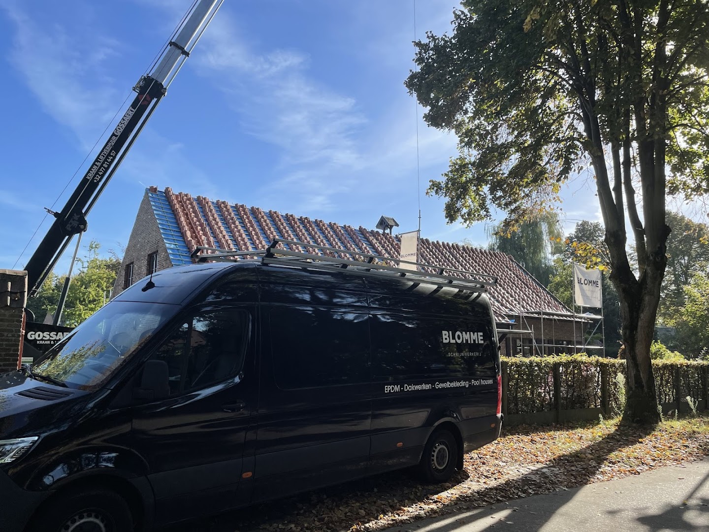 Foto van Blomme Dakwerken in Sint-Martens-Latem — Dakdekker (foto 2)