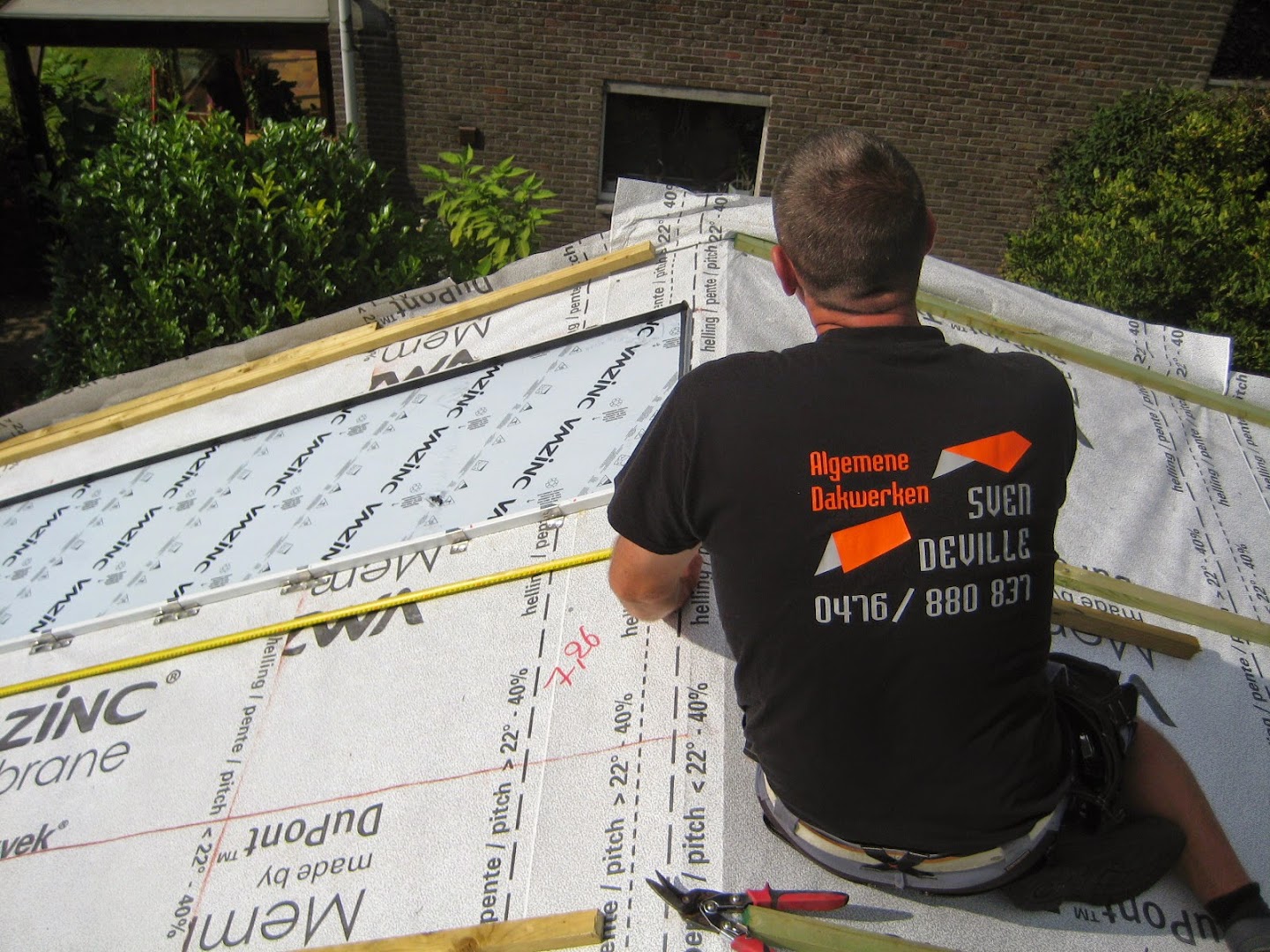 Foto van Dakwerken Devillé in Pajottegem — Dakdekker Foto van Dakwerken Devillé in Pajottegem — Dakdekker