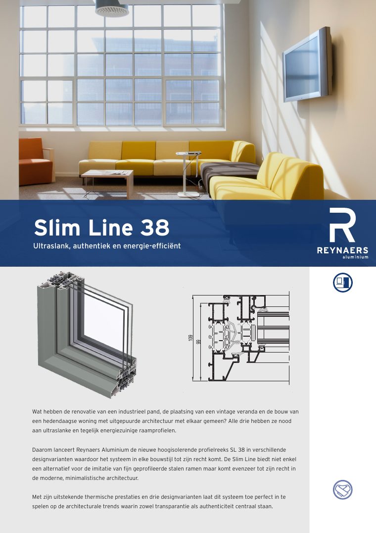 Brochure Reynaers SlimLine 38