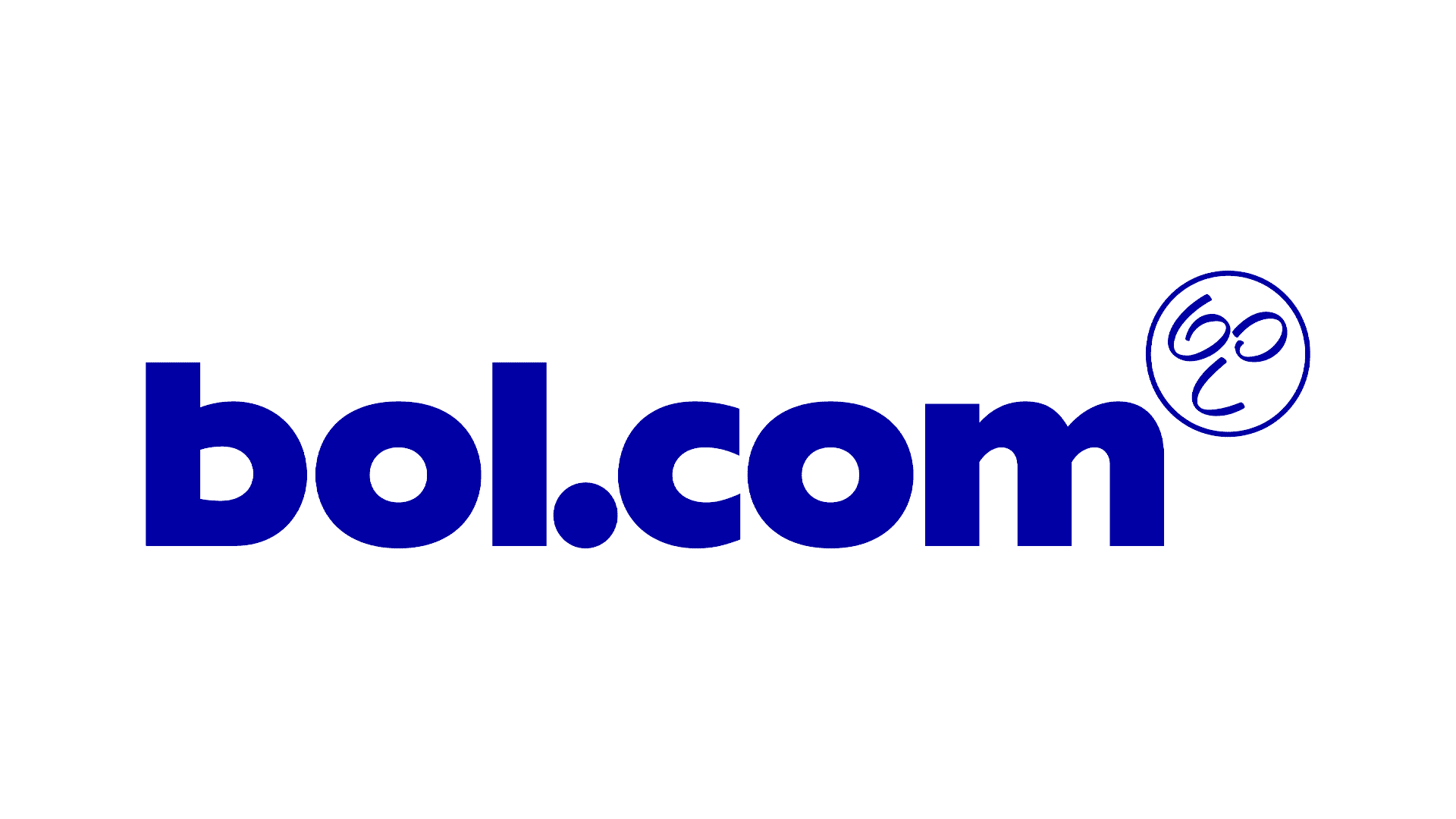 Logo van bol.com in blauw op witte achtergrond
