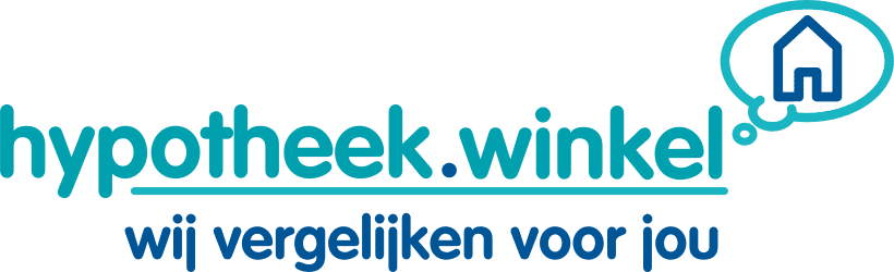 Logo van hypotheek.winkel met de tagline wij vergelijken voor jou