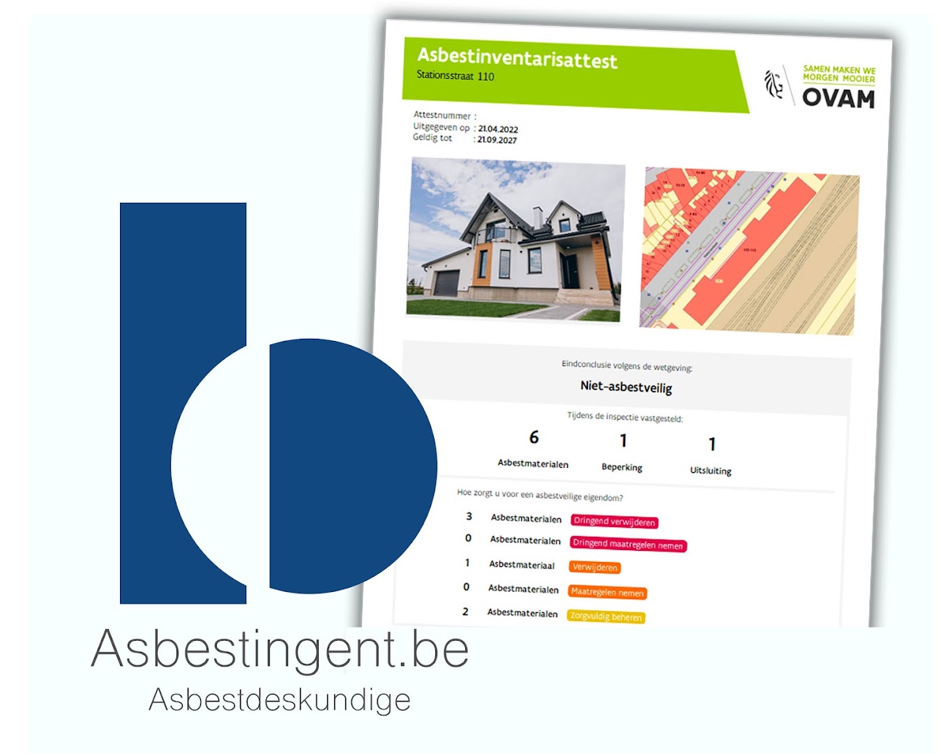 Foto van Asbestingent.be in Gent — Asbestonderzoek (foto 2)