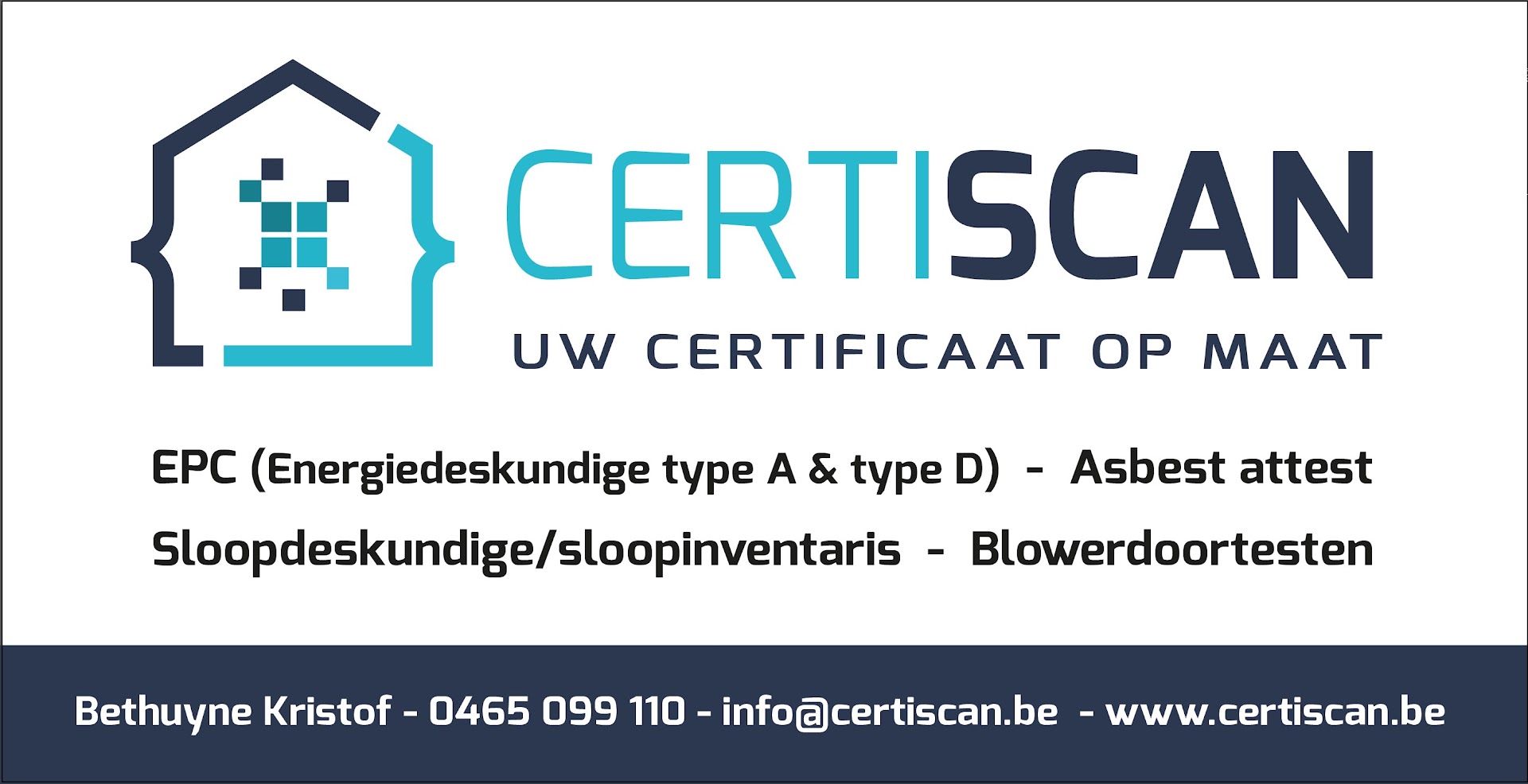 Foto van Certiscan EPC Asbest in Wingene — Ingenieursbureau (foto 3)