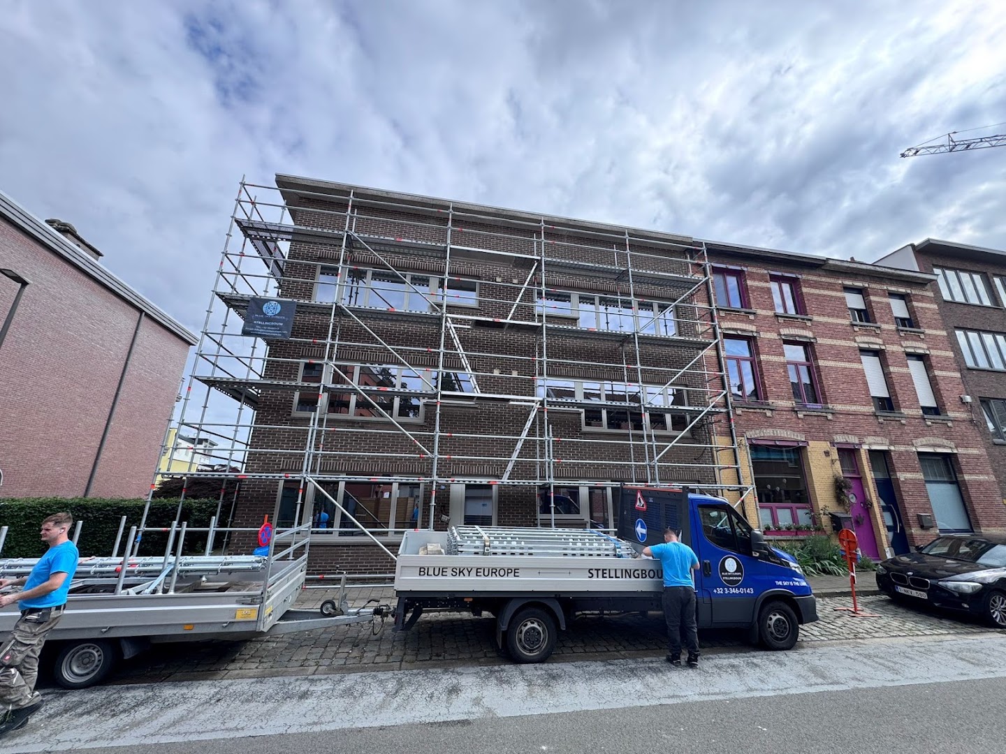 Foto van Blue Sky Europe in Antwerpen, Stellingbouwer (foto 2)