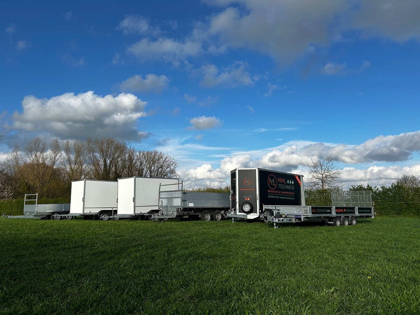 Foto van NML Technics Verhuur van Aanhangwagen & Machines - Renovatie in Brakel, Verhuurbedrijf van bouwmachines