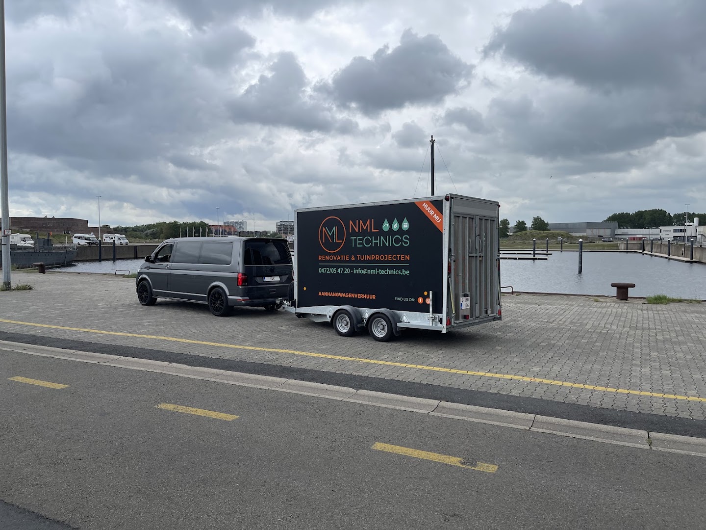 Foto van NML Technics Verhuur van Aanhangwagen & Machines - Renovatie in Brakel, Verhuurbedrijf (foto 2)