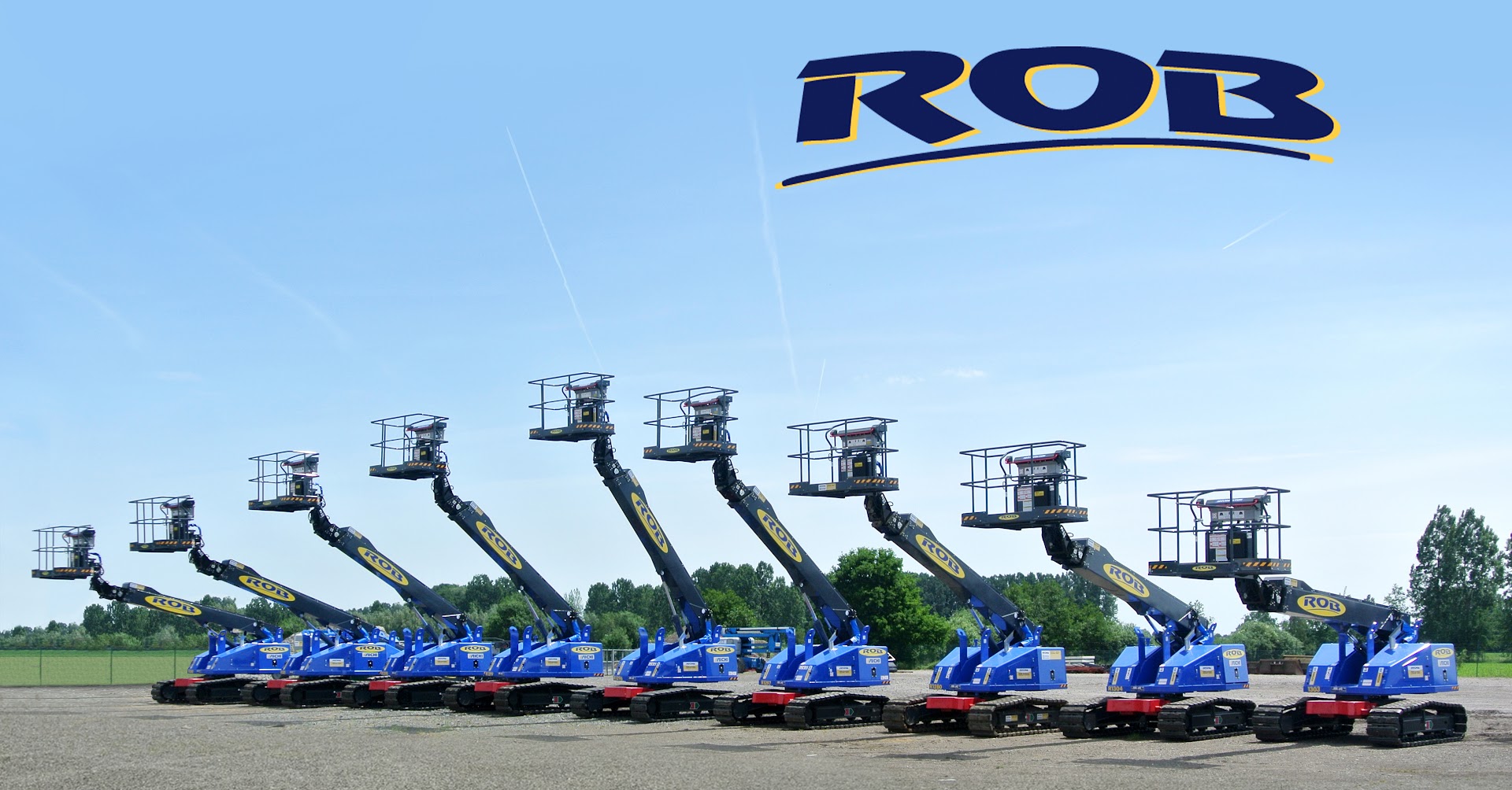 Foto van ROB Verhuur BVBA in Lochristi, Specialist in werken op hoogte