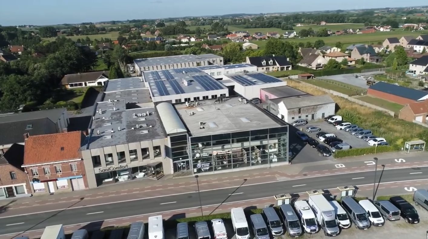 Foto van Delrue Group in Anzegem, Bedrijfscentrum Foto van Delrue Group in Anzegem, Bedrijfscentrum