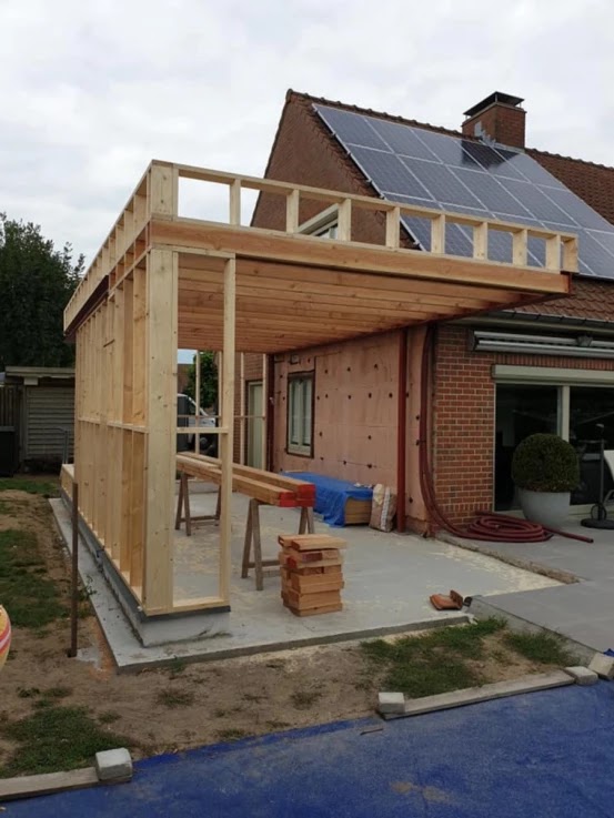 Foto van Hout-, Bouw- en Renovatiewerken Bart Rosseel in Waregem, Aannemer voor bestrating