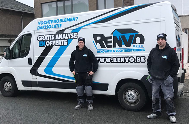 Foto van Renvo vochtbestrijding bv in Kruishoutem, Herstelbedrijf waterschade (foto 2)