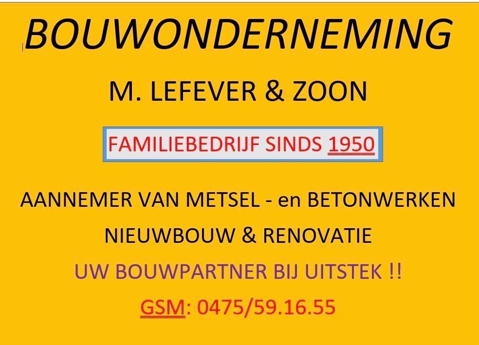 Foto van M. Lefever & Zoon in Huldenberg, Bouwbedrijf (foto 3)