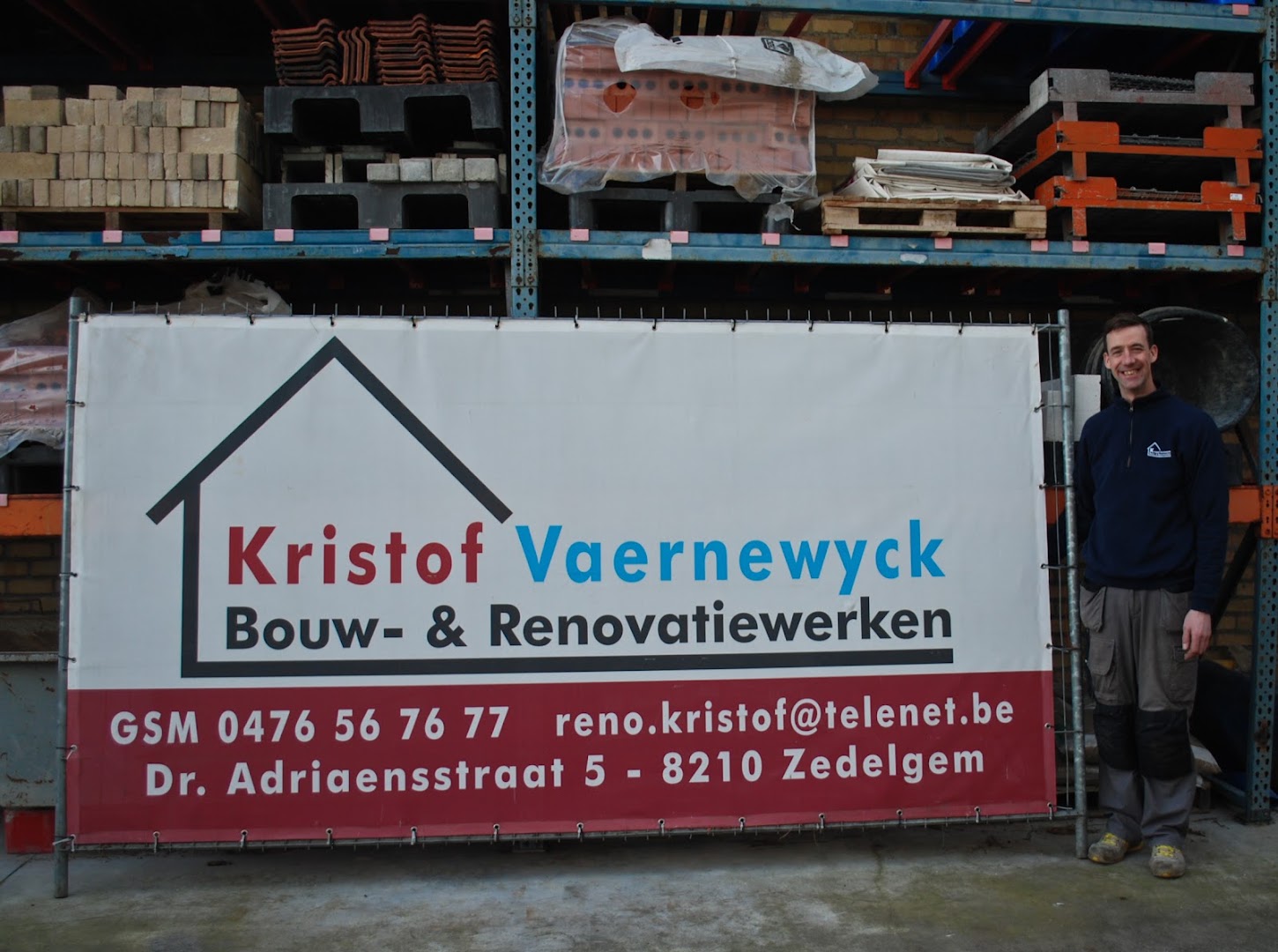 Foto van Kristof Vaernewyck - Bouw- & renovatiewerken in Zedelgem, Aannemer Foto van Kristof Vaernewyck - Bouw- & renovatiewerken in Zedelgem, Aannemer