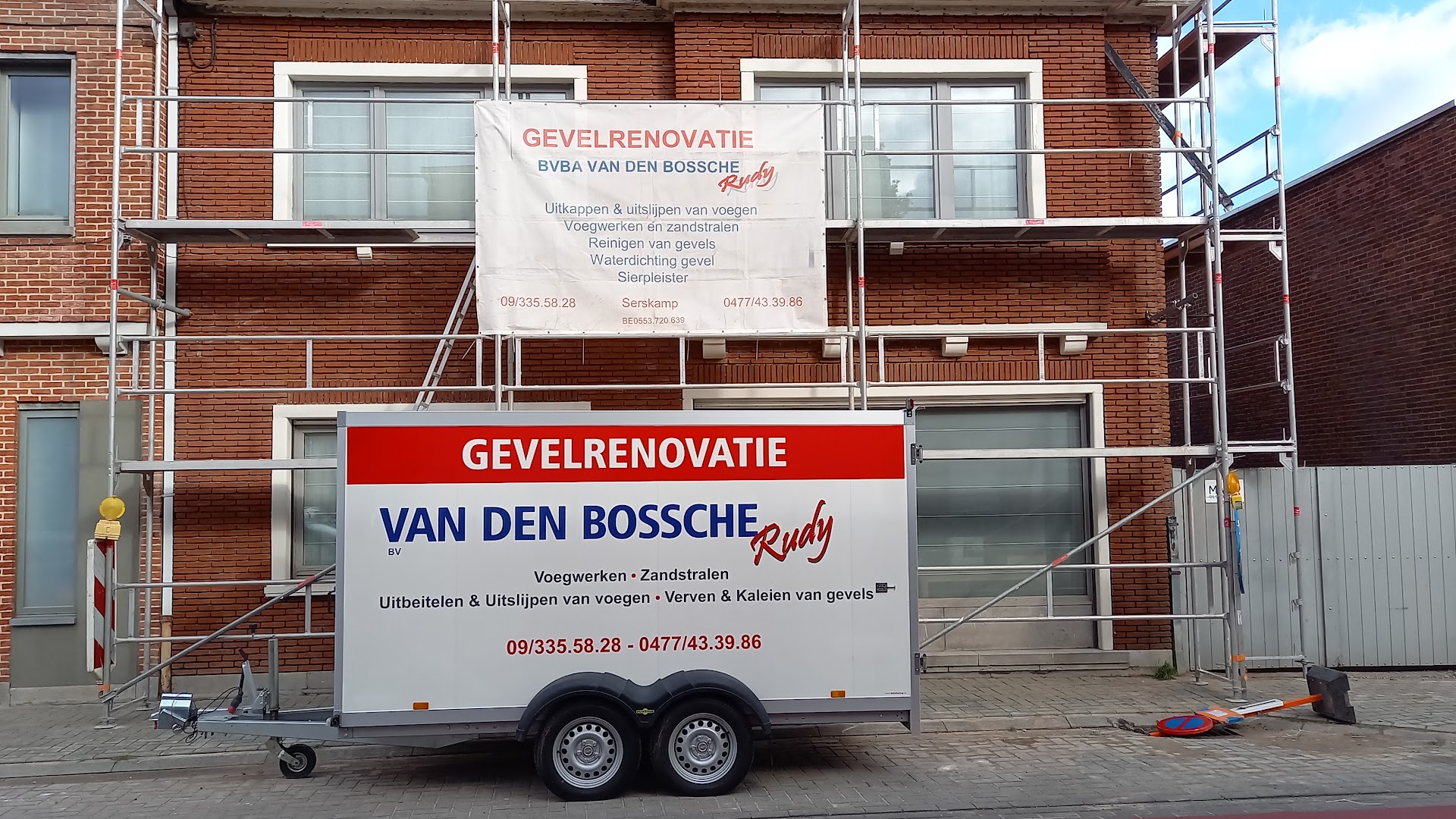 Foto van Van den Bossche Rudy Gevel- & Voegwerken in Laarne, Bouwbedrijf Foto van Van den Bossche Rudy Gevel- & Voegwerken in Laarne, Bouwbedrijf
