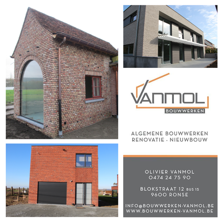 Foto van Bouwwerken Vanmol Olivier BV in Ronse, Bouwbedrijf Foto van Bouwwerken Vanmol Olivier BV in Ronse, Bouwbedrijf