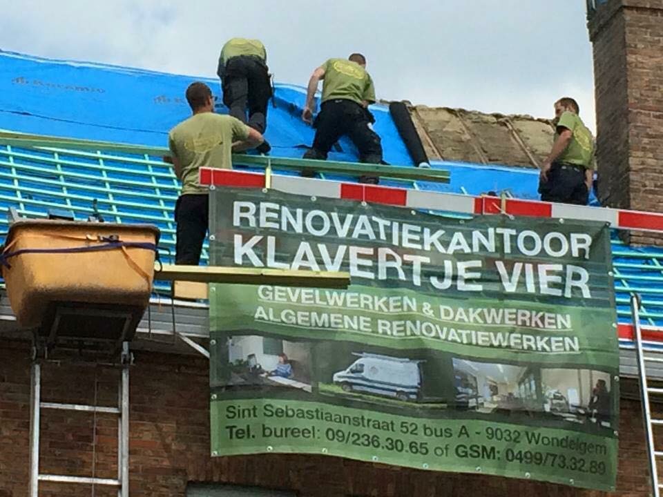 Foto van Dakwerken Klavertje Vier in Gent, Aannemer (foto 3)