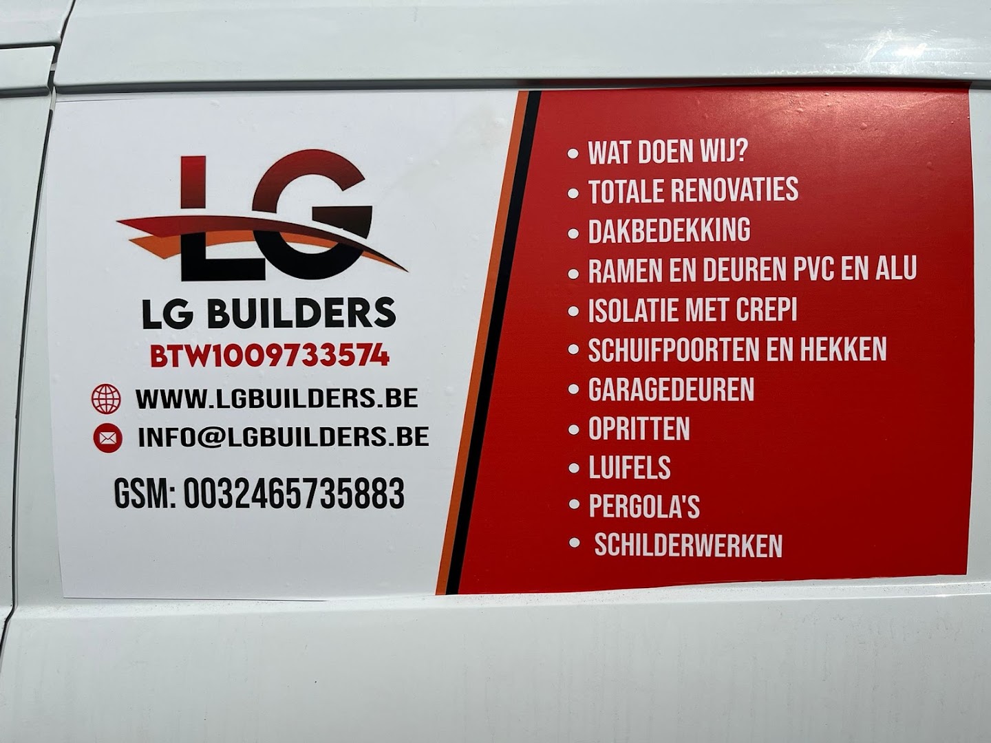 Foto van LG Builders | Totaalprojecten Bouwbedrijf en Klussen in Ranst, Bouwbedrijf