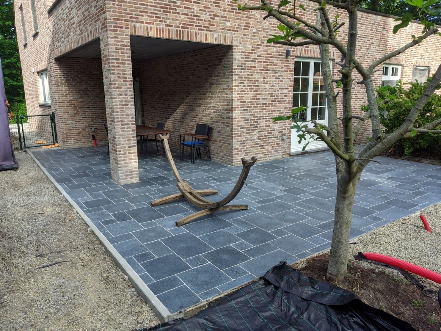 Foto van De vloerwerken in Brugge, Vloerenlegger (foto 2)