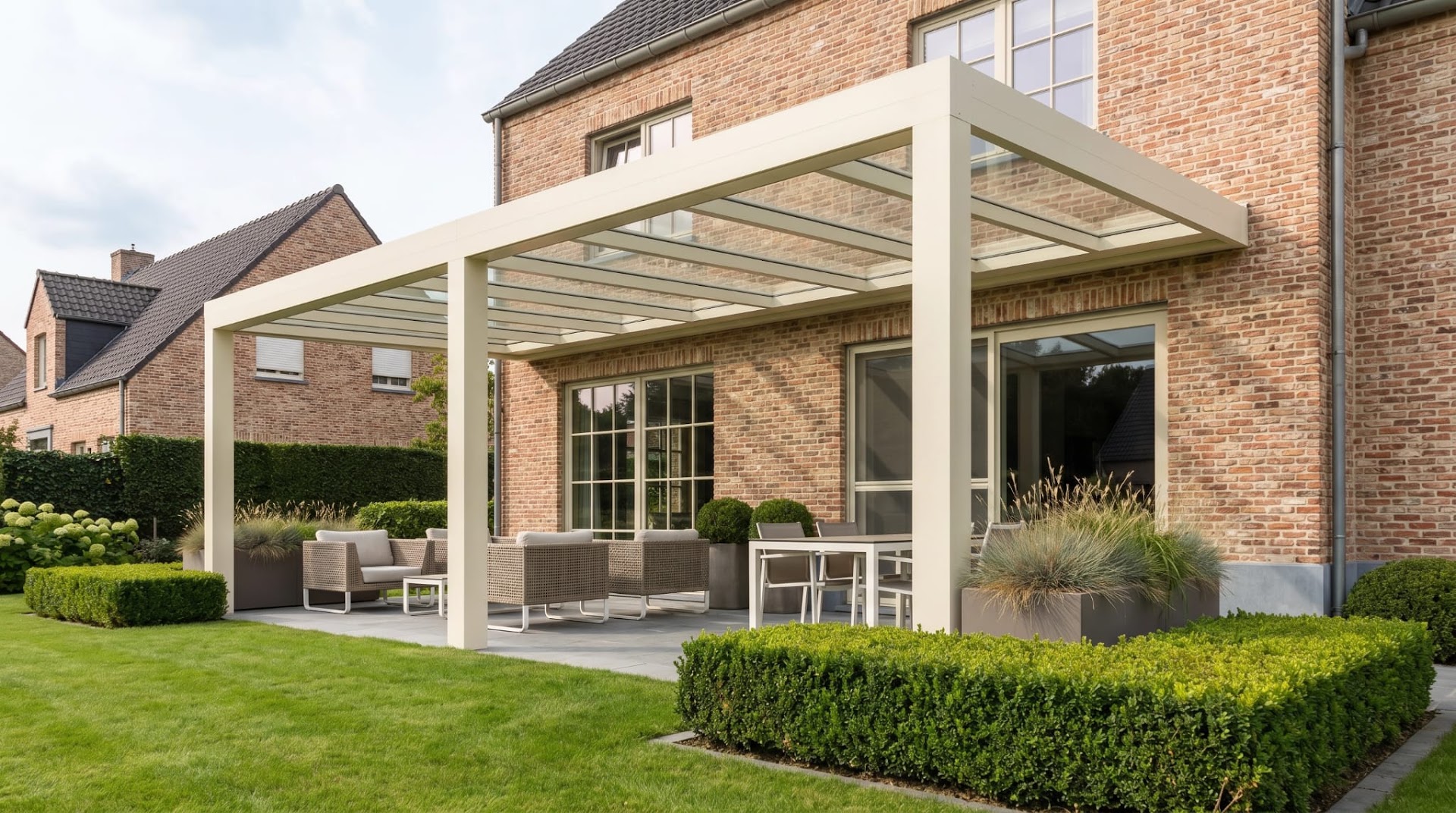 Foto van OVERKAPPING SYSTEMS in Houthalen-Helchteren, Carport- en pergolabouwer Foto van OVERKAPPING SYSTEMS in Houthalen-Helchteren, Carport- en pergolabouwer