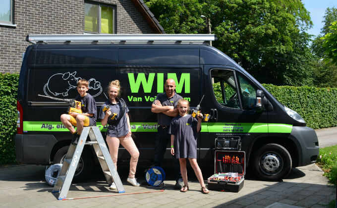 Foto van Algemene elektriciteitswerken Wim Van Veirdeghem in Evergem, Elektricien (foto 1)