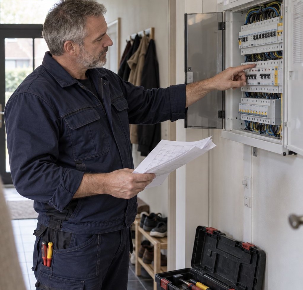 Foto van Elektricien Limburg 24/7 - Elektriciteitswerken Limburg in Houthalen-Helchteren, Elektricien (foto 3)