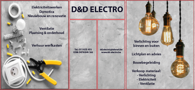 Foto van D & D Electro in Grote-Brogel, Elektricien