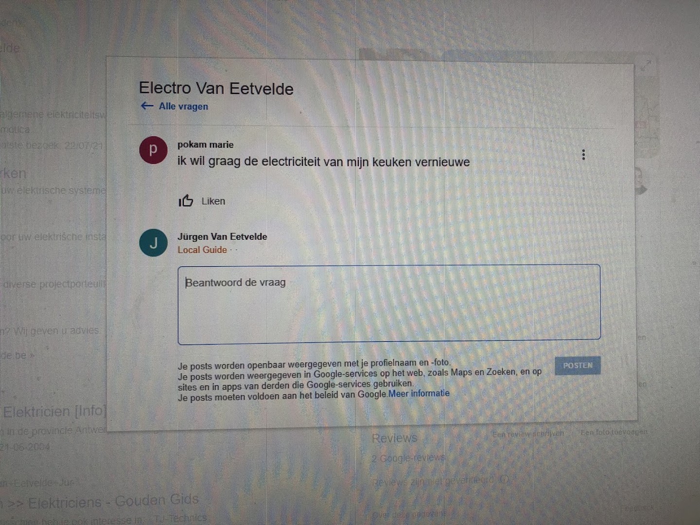 Foto van Electro Van Eetvelde, Elektricien (foto 2)