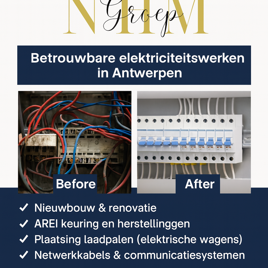 Foto van NHM GROEP BV in Wommelgem, Elektricien (foto 1)