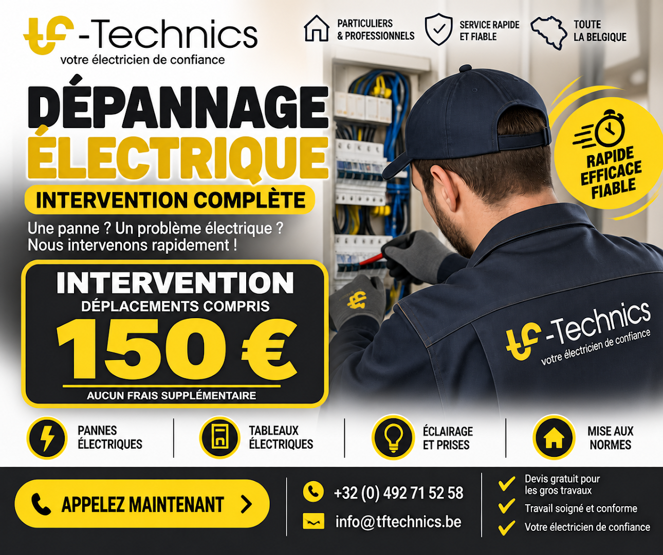 Foto van TF Technics in Wemmel, Elektricien (foto 1)