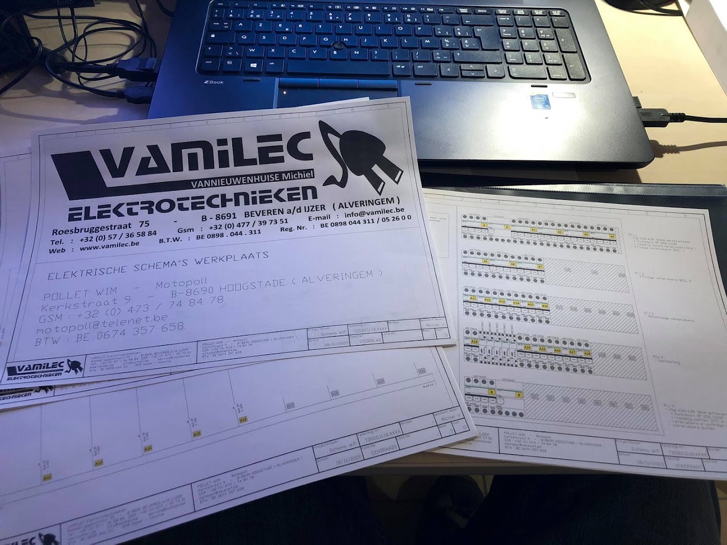 Foto van VAMILEC Elektrotechnieken in Poperinge, Elektrotechnisch installatiebedrijf (foto 1)