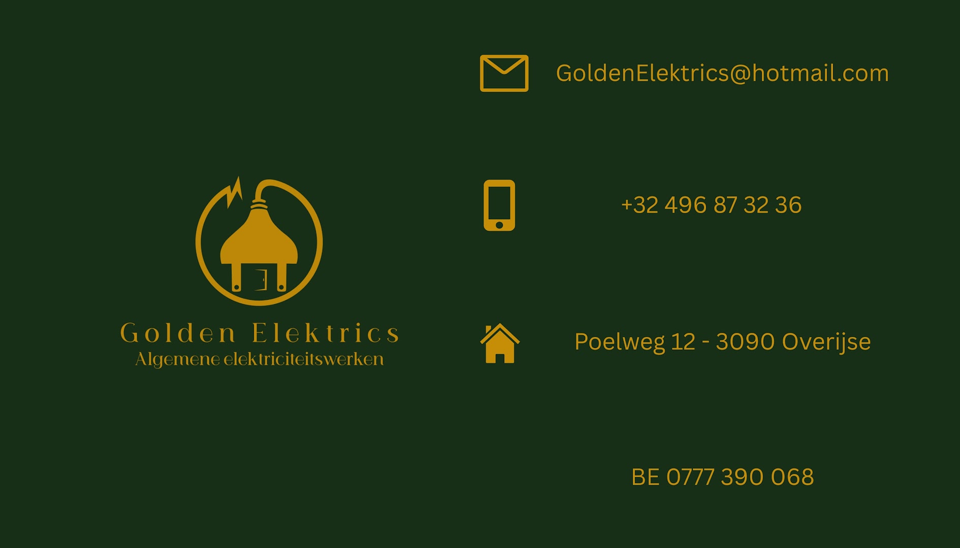 Foto van Golden Elektrics in Overijse, Elektricien (foto 1)