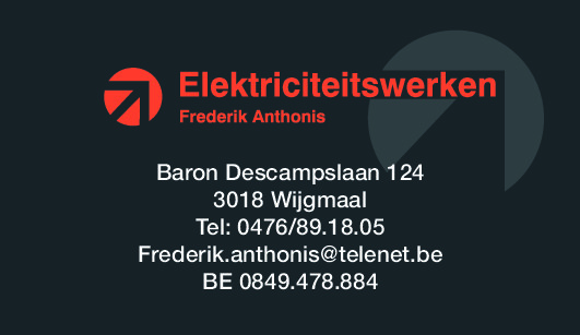 Foto van Elektriciteitswerken Frederik Anthonis in Leuven, Elektricien (foto 2)