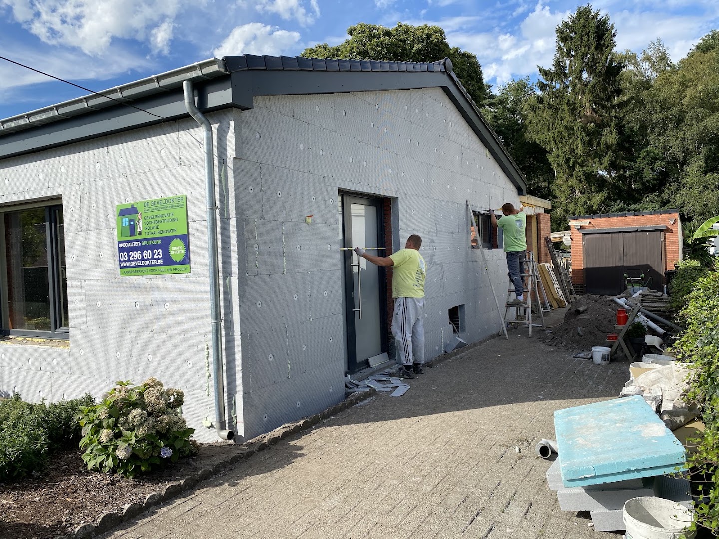 Foto van De Geveldokter is DE NR1 in - Gevelwerken - Vochtbestrijding - isolatie - binnenafwerking. Specialiteiten: spuitkurk — Vochtweringsbedrijf (foto 3)