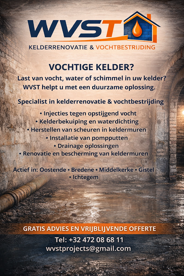 Foto van WVST, Kelderrenovatie & Vochtbestrijding — Aannemer (foto 2)