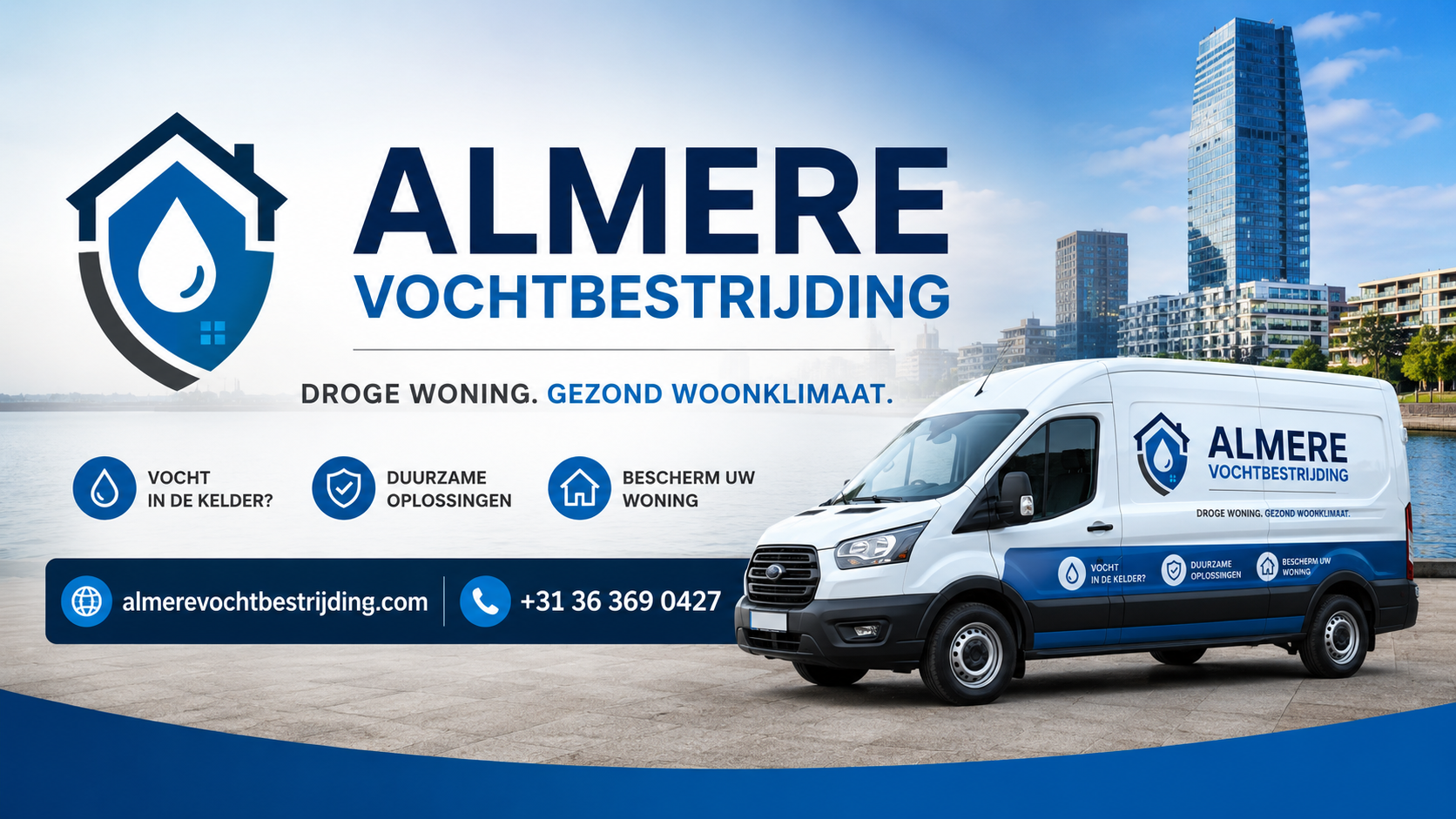 Foto van Almere Vochtbestrijding in Almere — Vochtweringsbedrijf (foto 1)