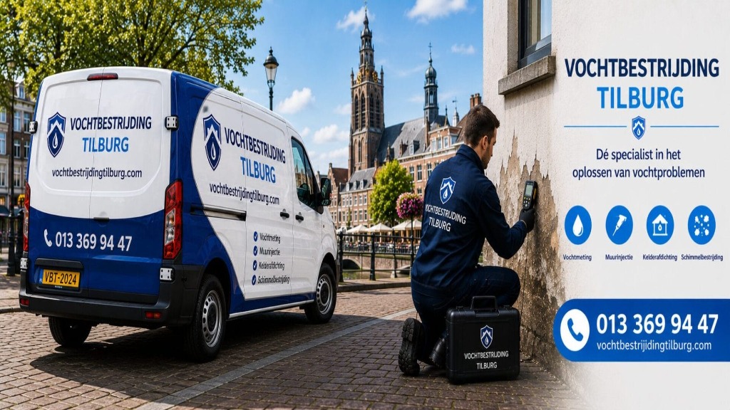 Foto van Vochtbestrijding Tilburg in Tilburg — Vochtweringsbedrijf (foto 1)