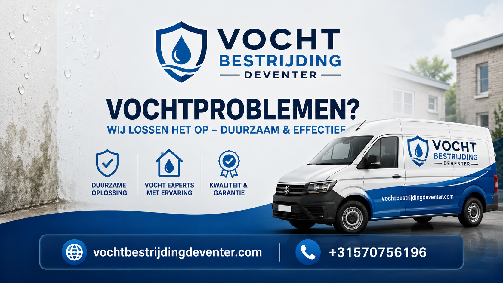 Foto van Vochtbestrijding Deventer in Deventer — Vochtweringsbedrijf Foto van Vochtbestrijding Deventer in Deventer — Vochtweringsbedrijf