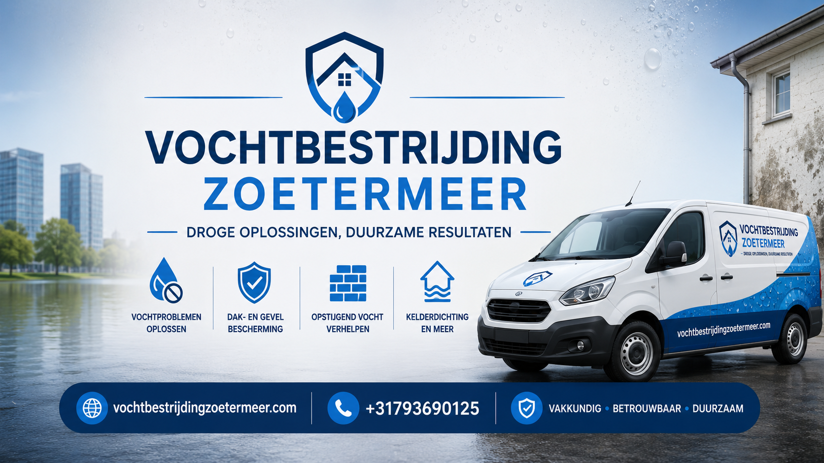 Foto van Vochtbestrijding Zoetermeer in Zoetermeer — Vochtweringsbedrijf Foto van Vochtbestrijding Zoetermeer in Zoetermeer — Vochtweringsbedrijf